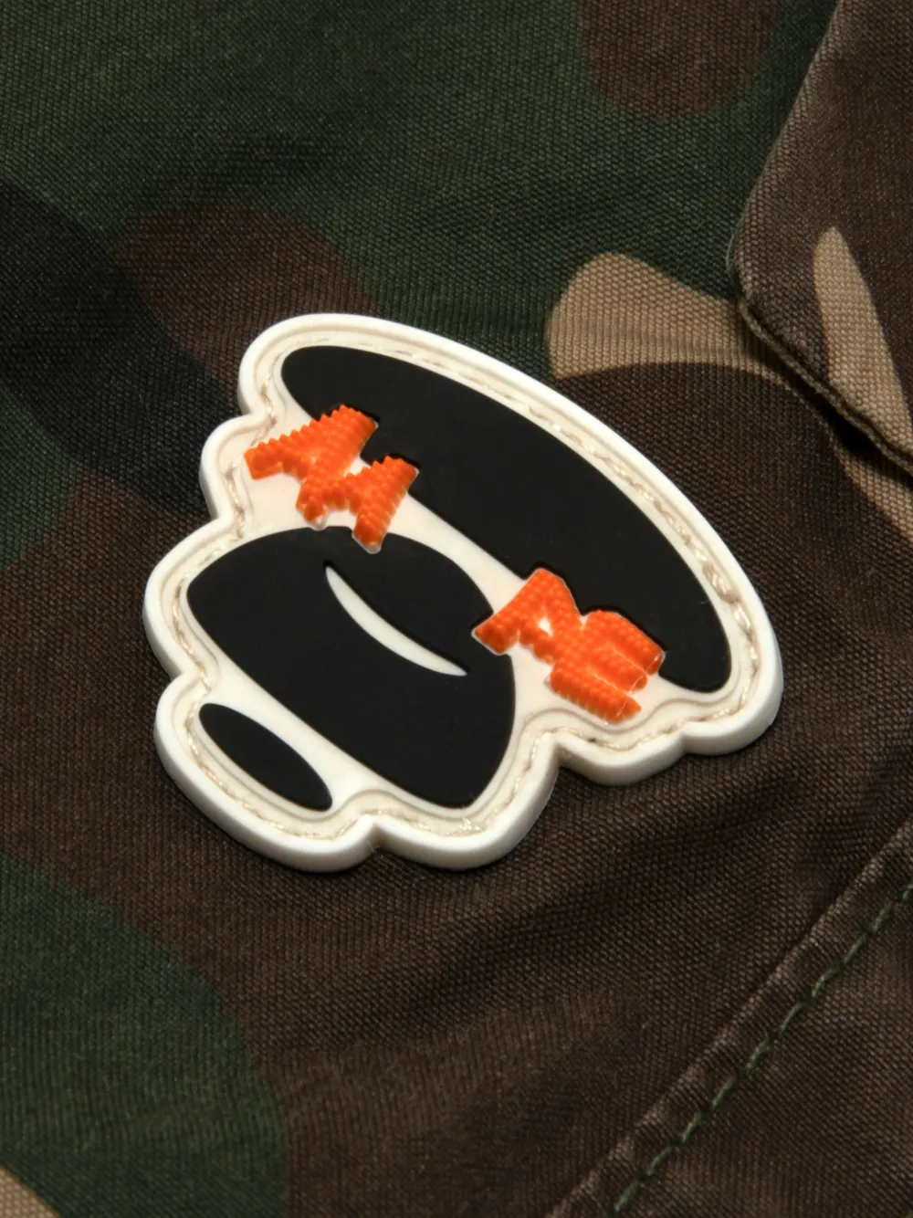 AAPE BY *A BATHING APE Broek met camouflageprint Groen