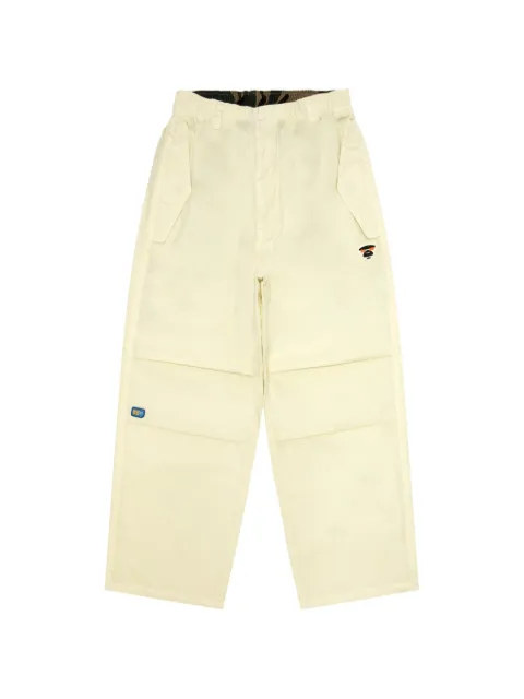 AAPE BY *A BATHING APE® logo-appliqué trousers