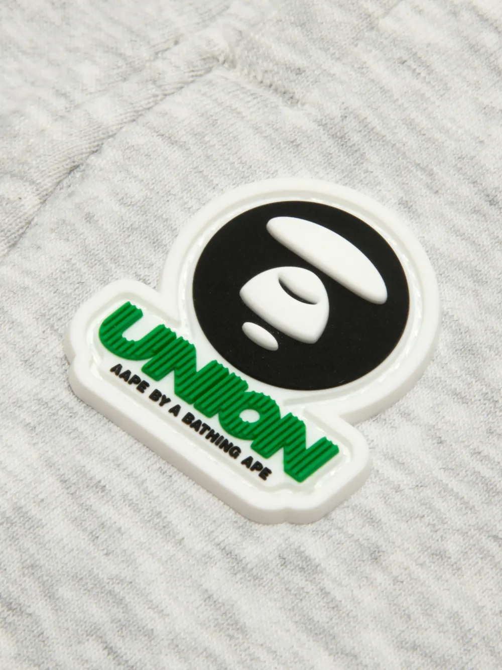 AAPE BY *A BATHING APE Shorts met geborduurd logo Grijs