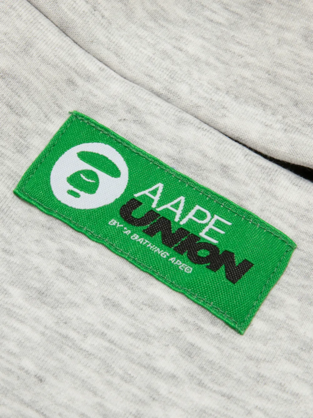 AAPE BY *A BATHING APE Shorts met geborduurd logo Grijs
