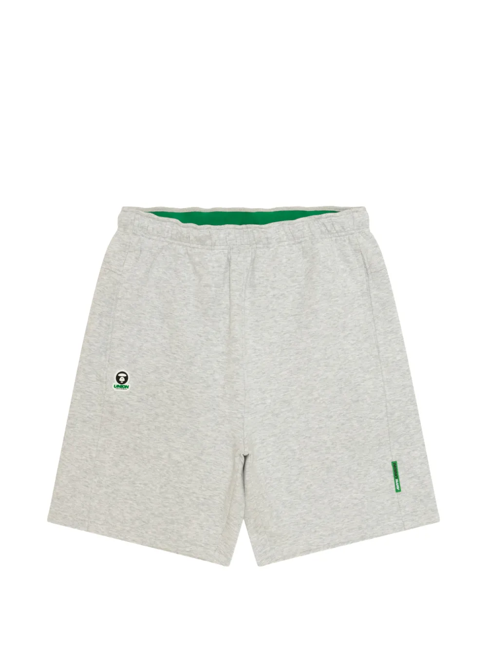 AAPE BY *A BATHING APE® Shorts con logo ricamato - Grigio