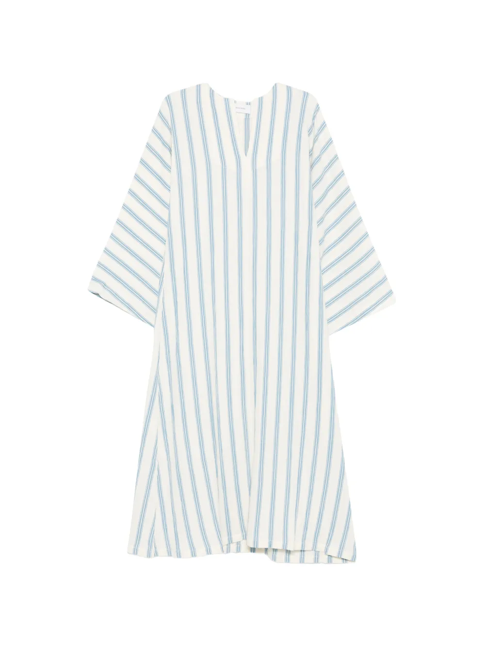BONDI BORN Finn striped V-neck maxi dress - Toni neutri