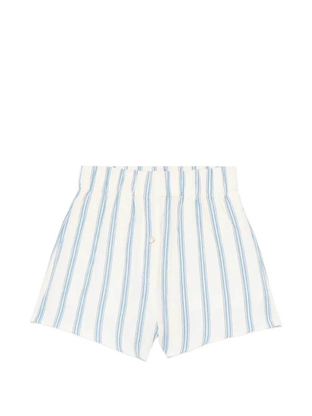 BONDI BORN striped shorts - Bianco