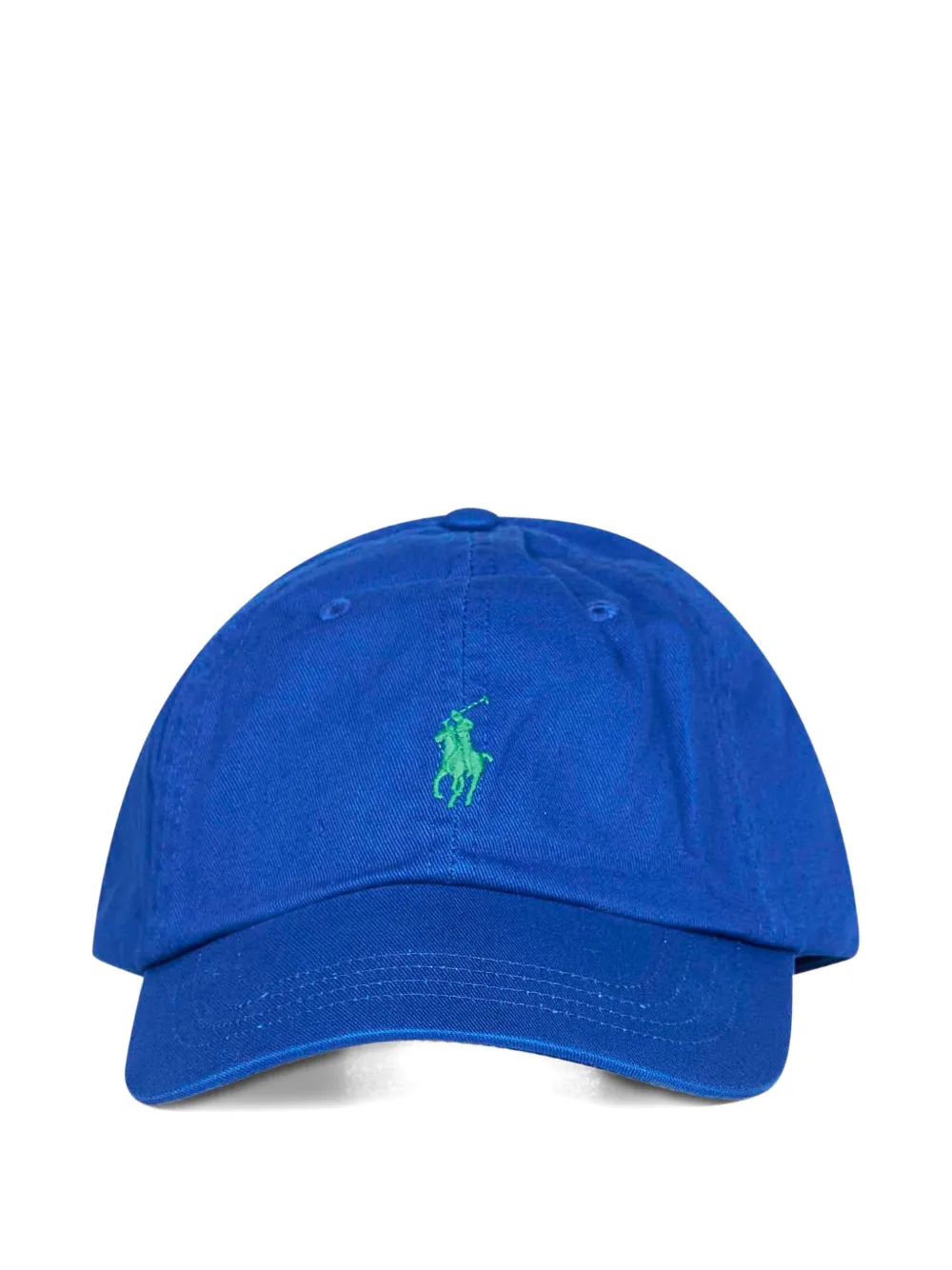 Polo Ralph Lauren pony embroidery curved-peak hat - Blu