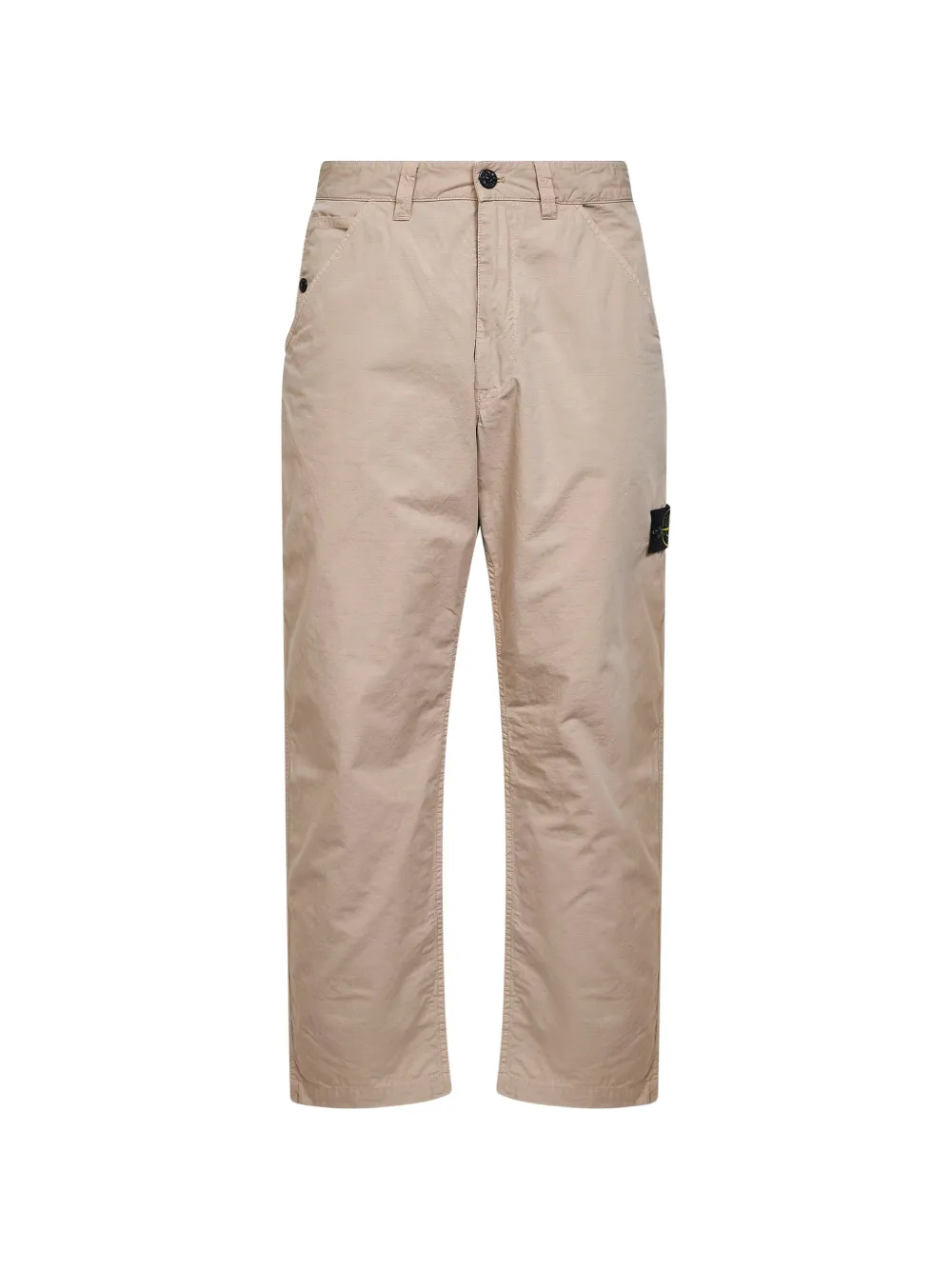 Stone Island logo-badge trousers - Nude
