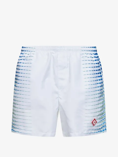 Casablanca logo-patch swim shorts