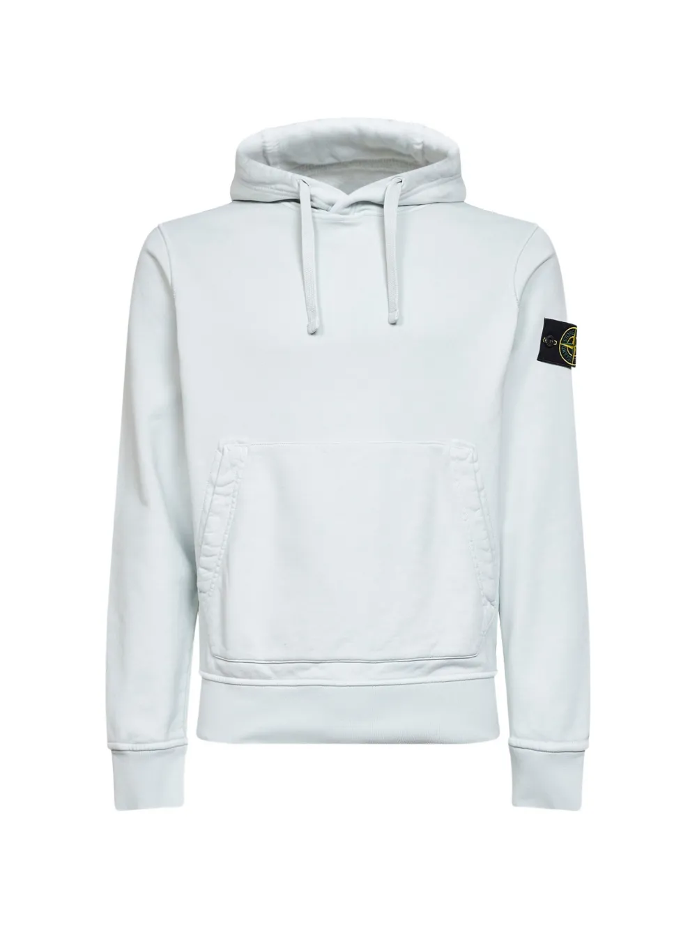 Stone Island drawstring kangaroo-pocket hoodie - Blu