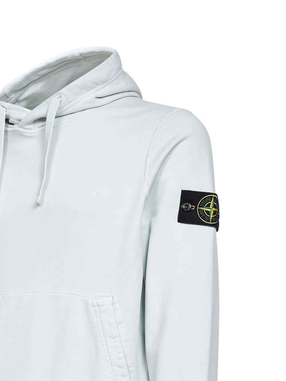 Stone Island Hoodie met trekkoord en buidelzak Blauw