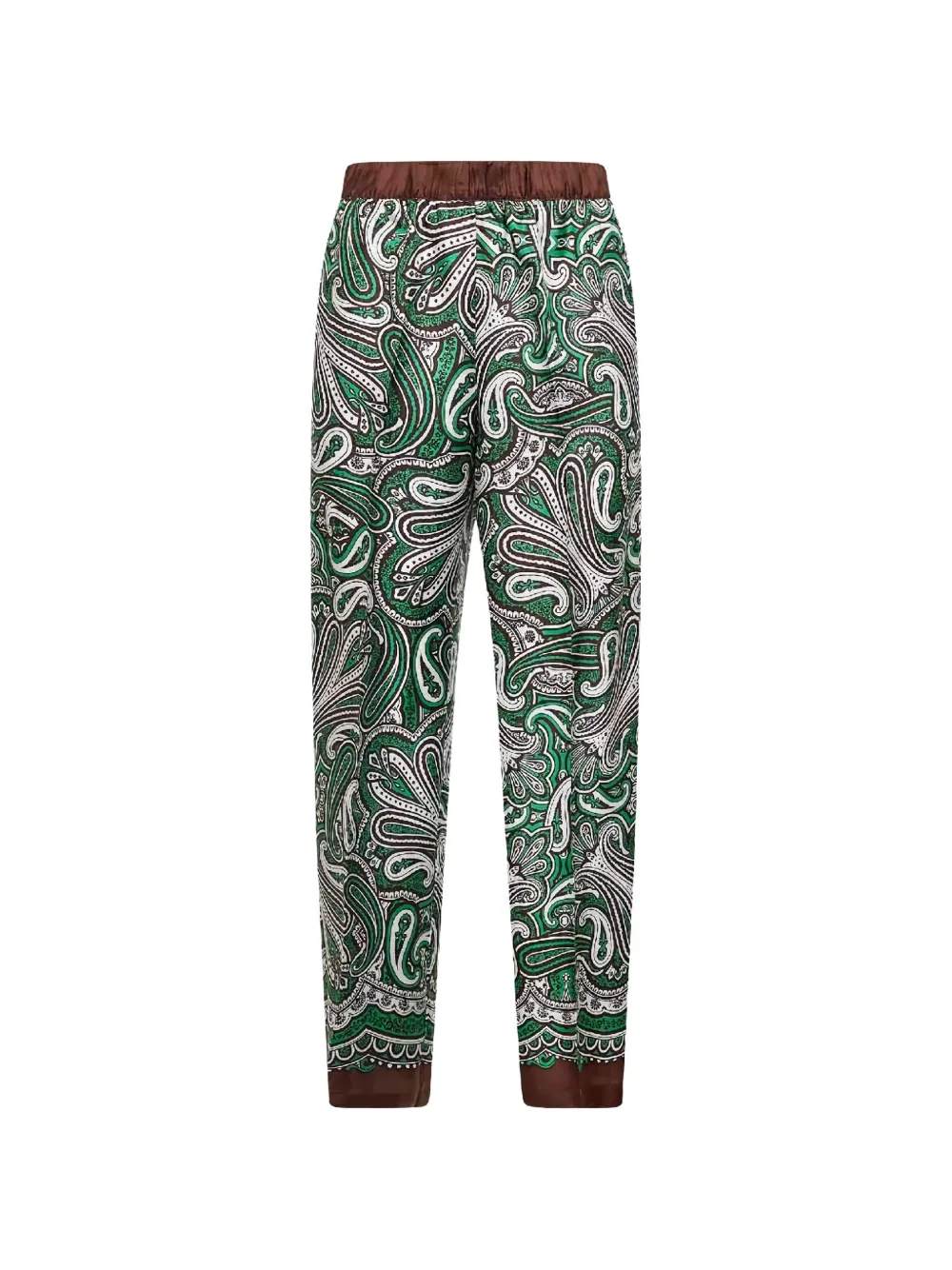 P.A.R.O.S.H. paisley-pattern trousers - Verde
