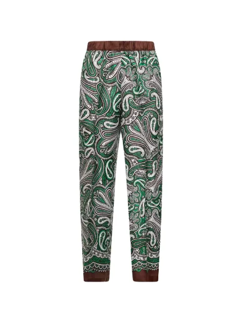 P.A.R.O.S.H. pantalones con motivo de cachemira