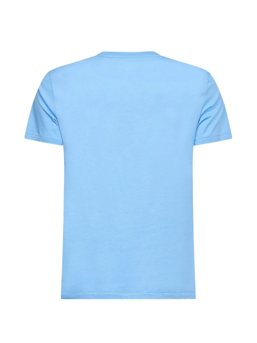 Polo Ralph Lauren Geribbeld T-shirt met borduurwerk Blauw
