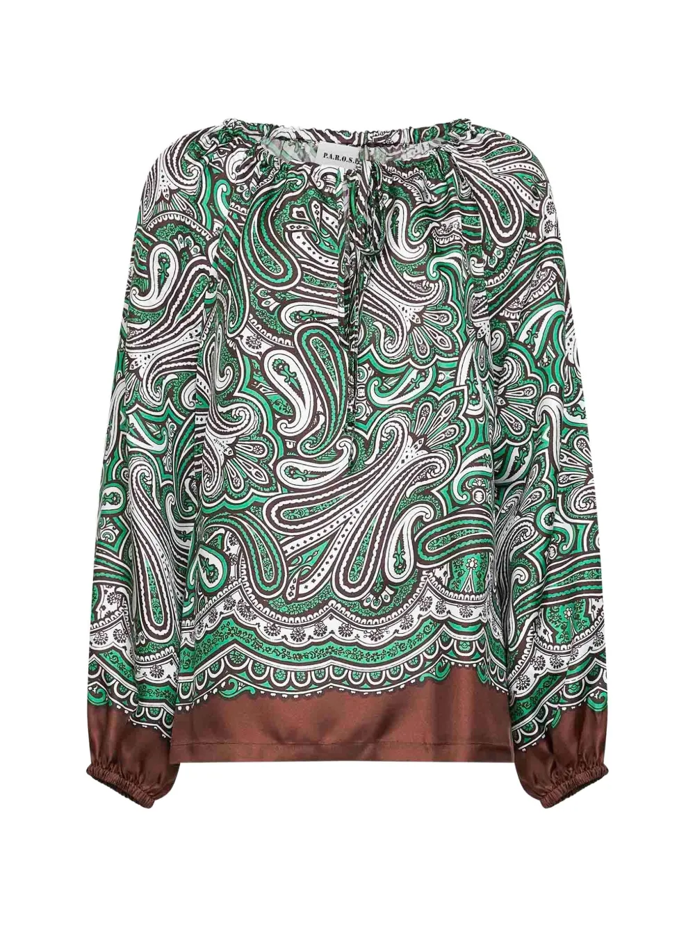 P.A.R.O.S.H. paisley blouse - Bianco