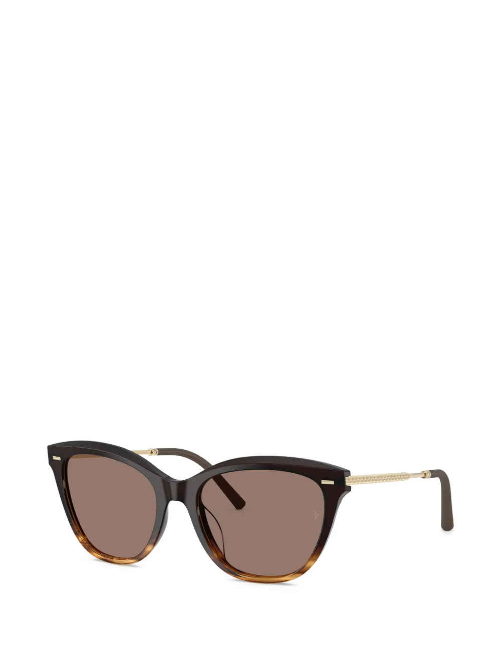 Oliver Peoples Mrs Federer zonnebril met cat-eye montuur Bruin