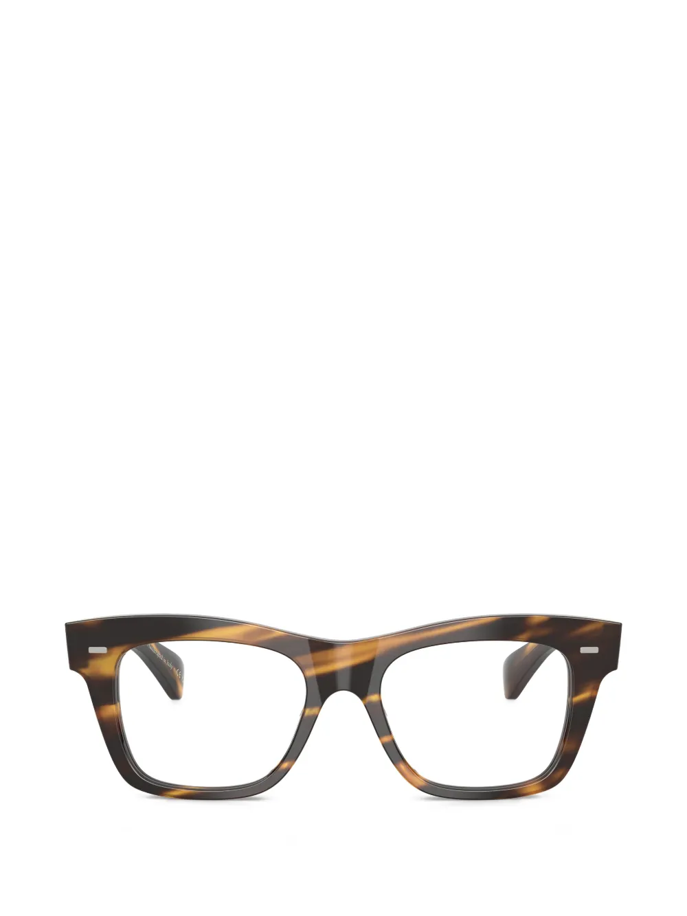 Oliver Peoples Ms. Oliver-R square-frame glasses - Marrone