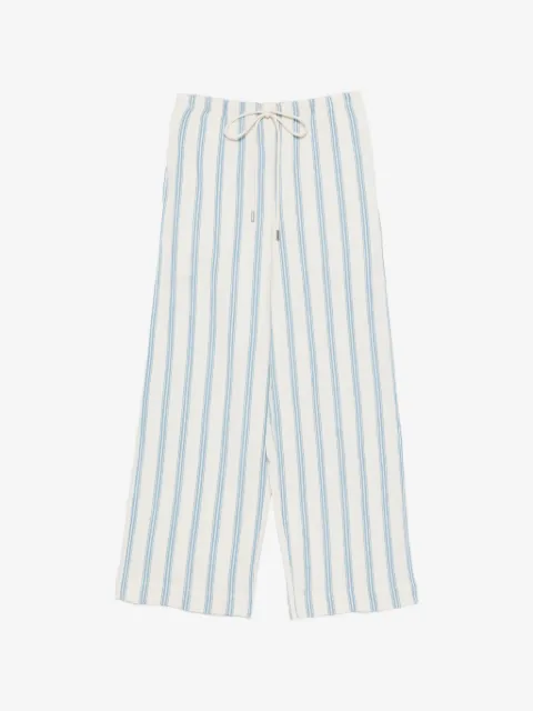 BONDI BORN striped drawstring trousers