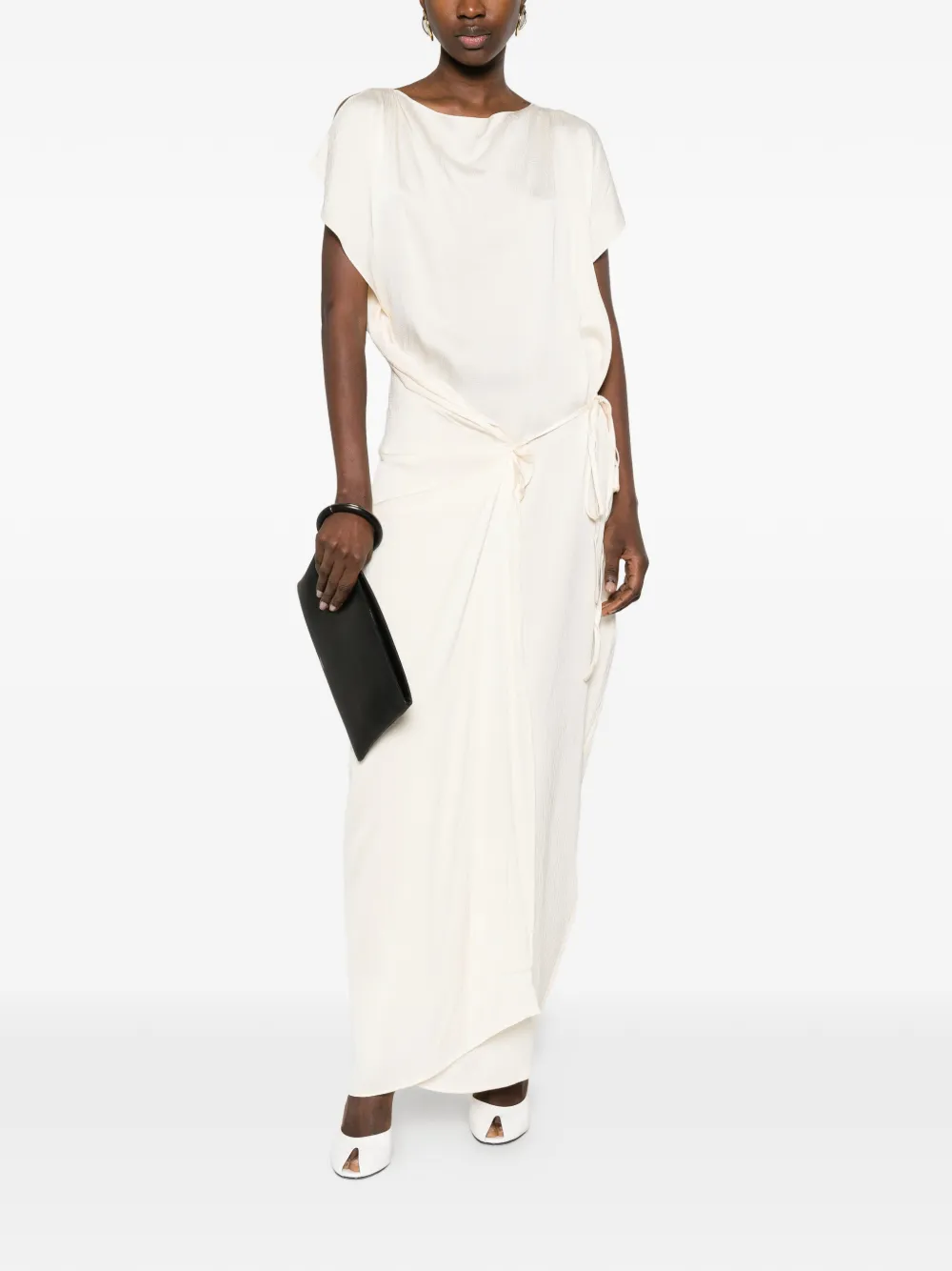  Bondi Born Tie Side Maxi Dress - Neutrals 