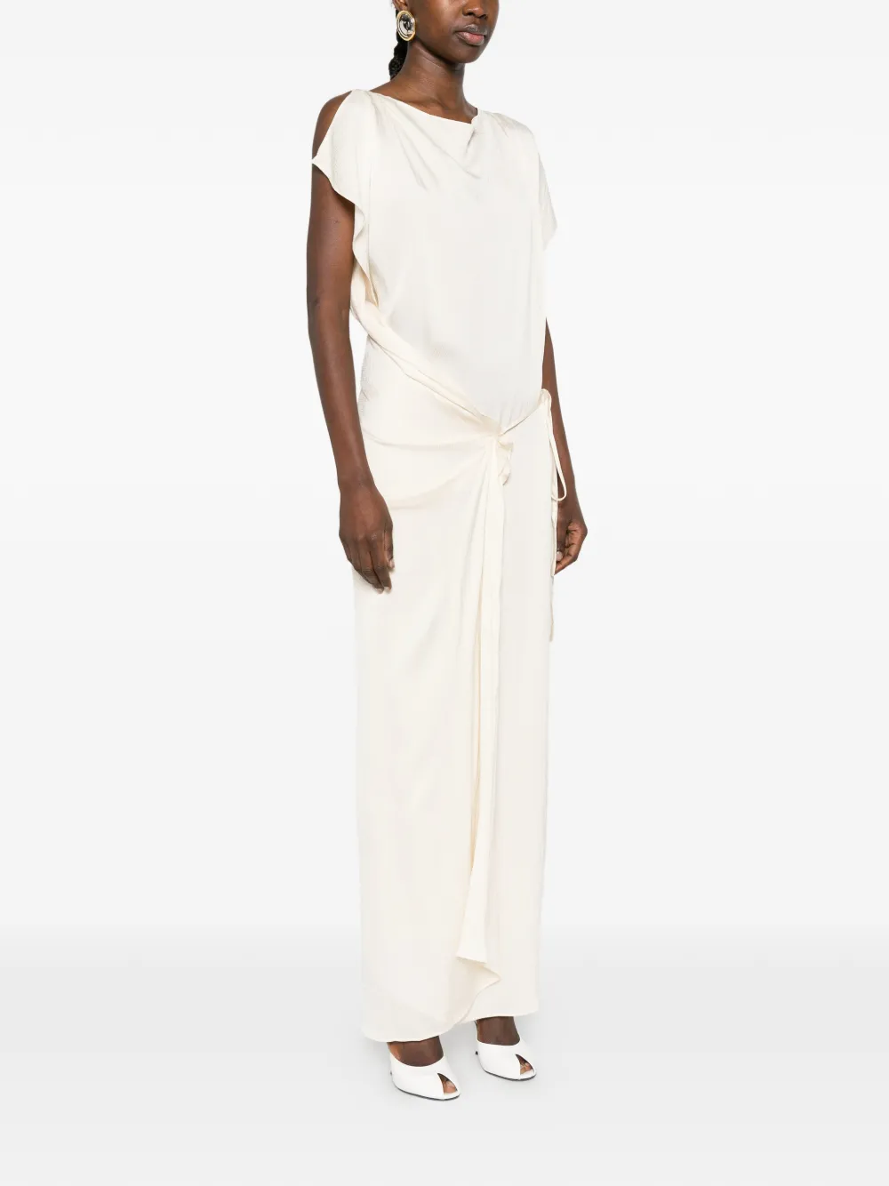  Bondi Born Tie Side Maxi Dress - Neutrals 