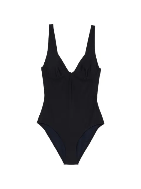 BONDI BORN Grace V-neck swimsuit