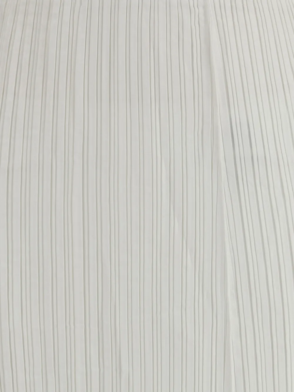  Gongdid Design Falda Midi Plisada - Blanco 