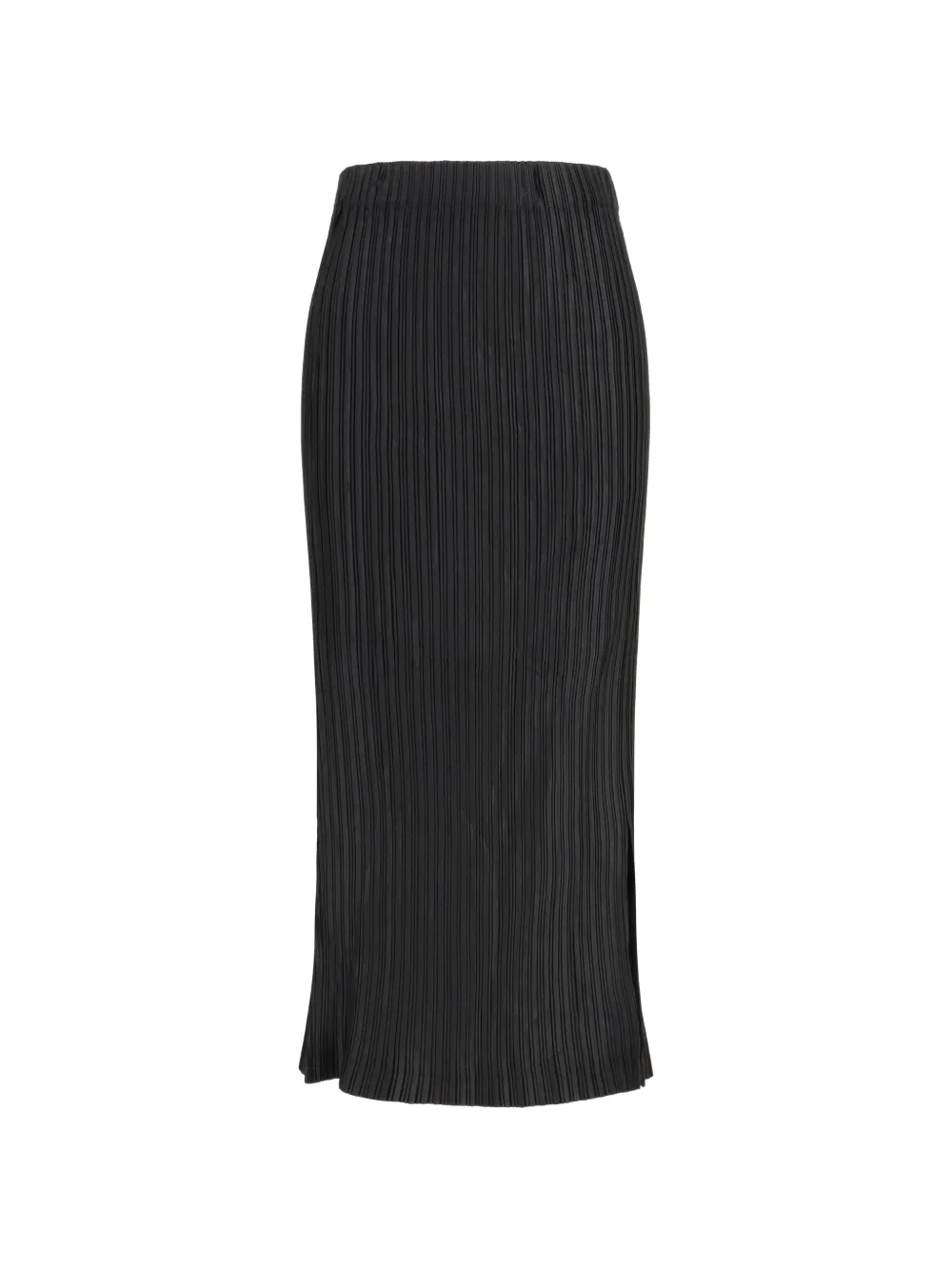 Gongdid Design pleated midi skirt - Nero