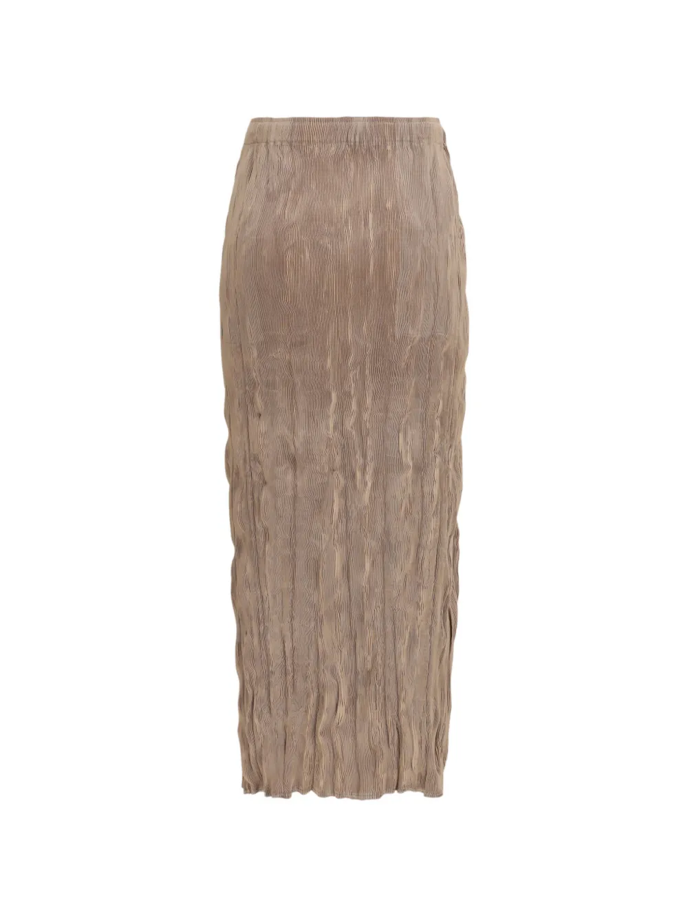  Gongdid Design Wavy Midi Skirt - Neutrals 
