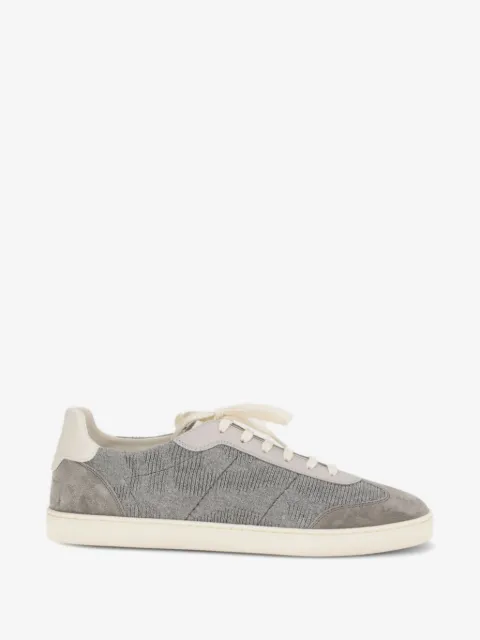 Brunello Cucinelli tenis tejidos