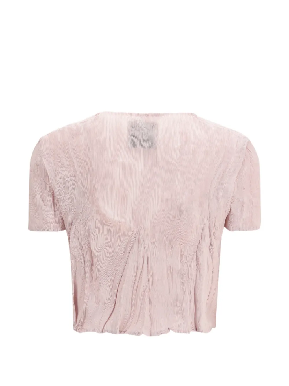  Gongdid Design Pleated Crop Top - Pink 