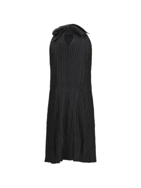 Gongdid Design vestido corto con detalle de moño