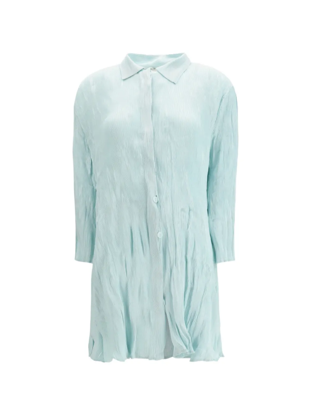 Gongdid Design long-sleeve mini dress - Blu