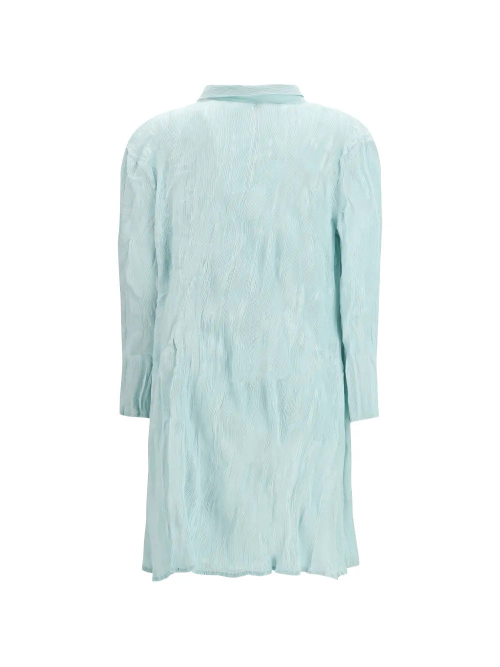  Gongdid Design Long-sleeve Mini Dress - Blue 