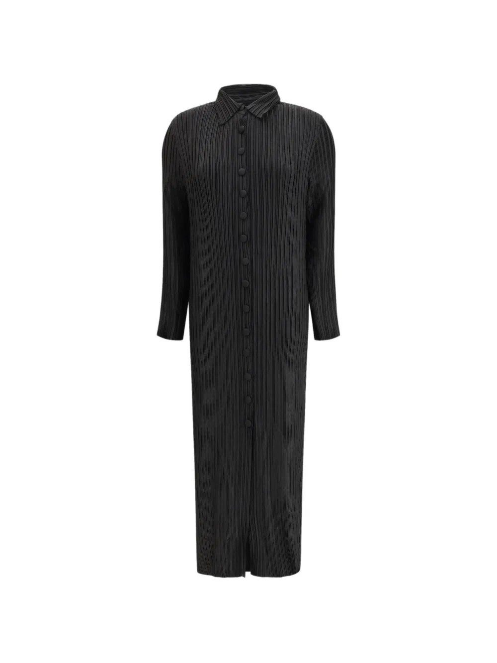 Gongdid Design buttoned maxi dress - Nero