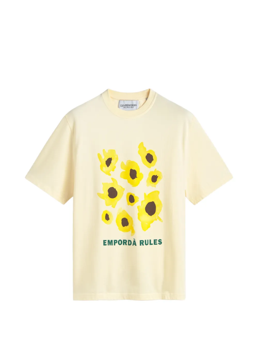LES HÉRITIERS x Mas Sorrer Girasols floral-print T-shirt - Giallo