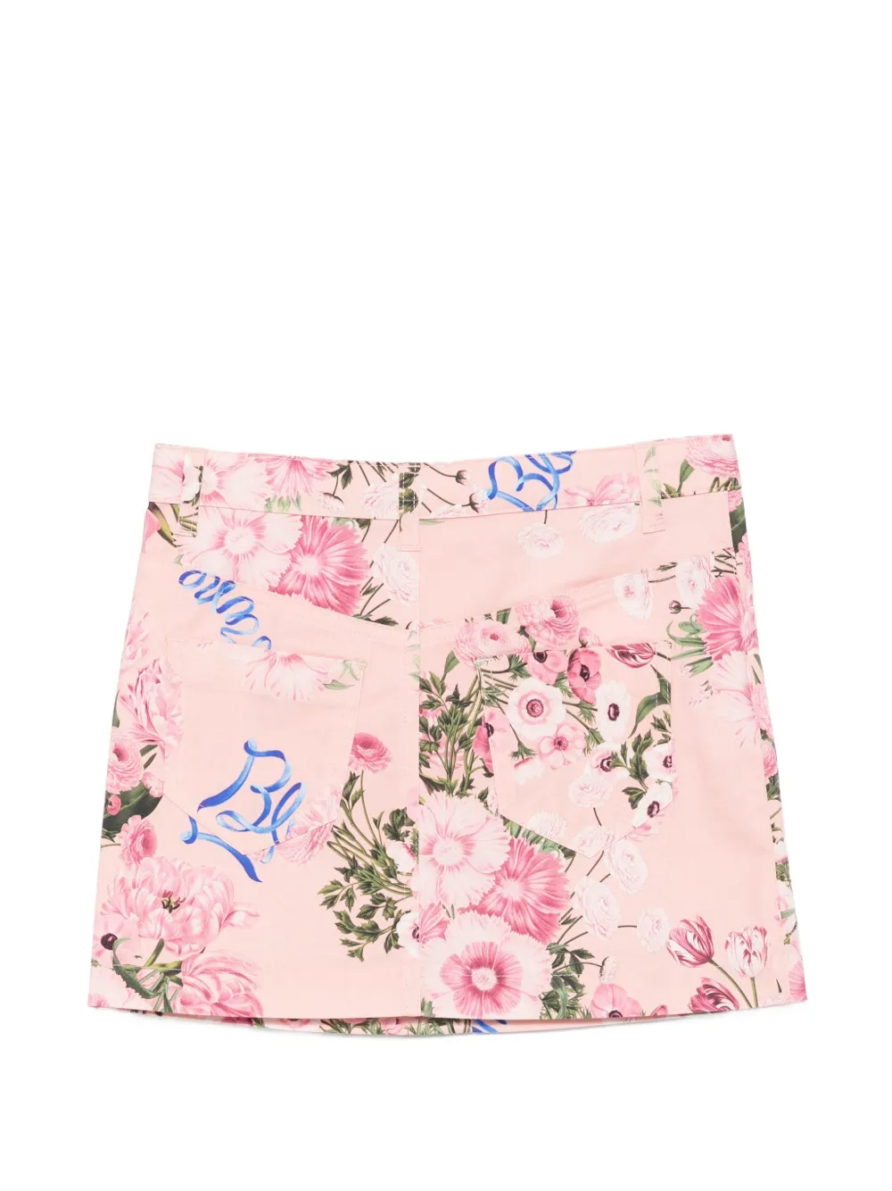 Miss Blumarine Rok met bloemenprint Roze