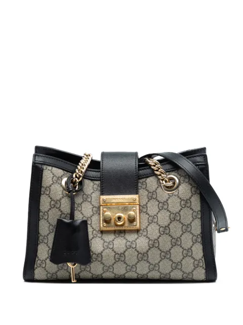 Gucci Pre-Owned 2016-2025 Small GG Supreme Padlock tote bag