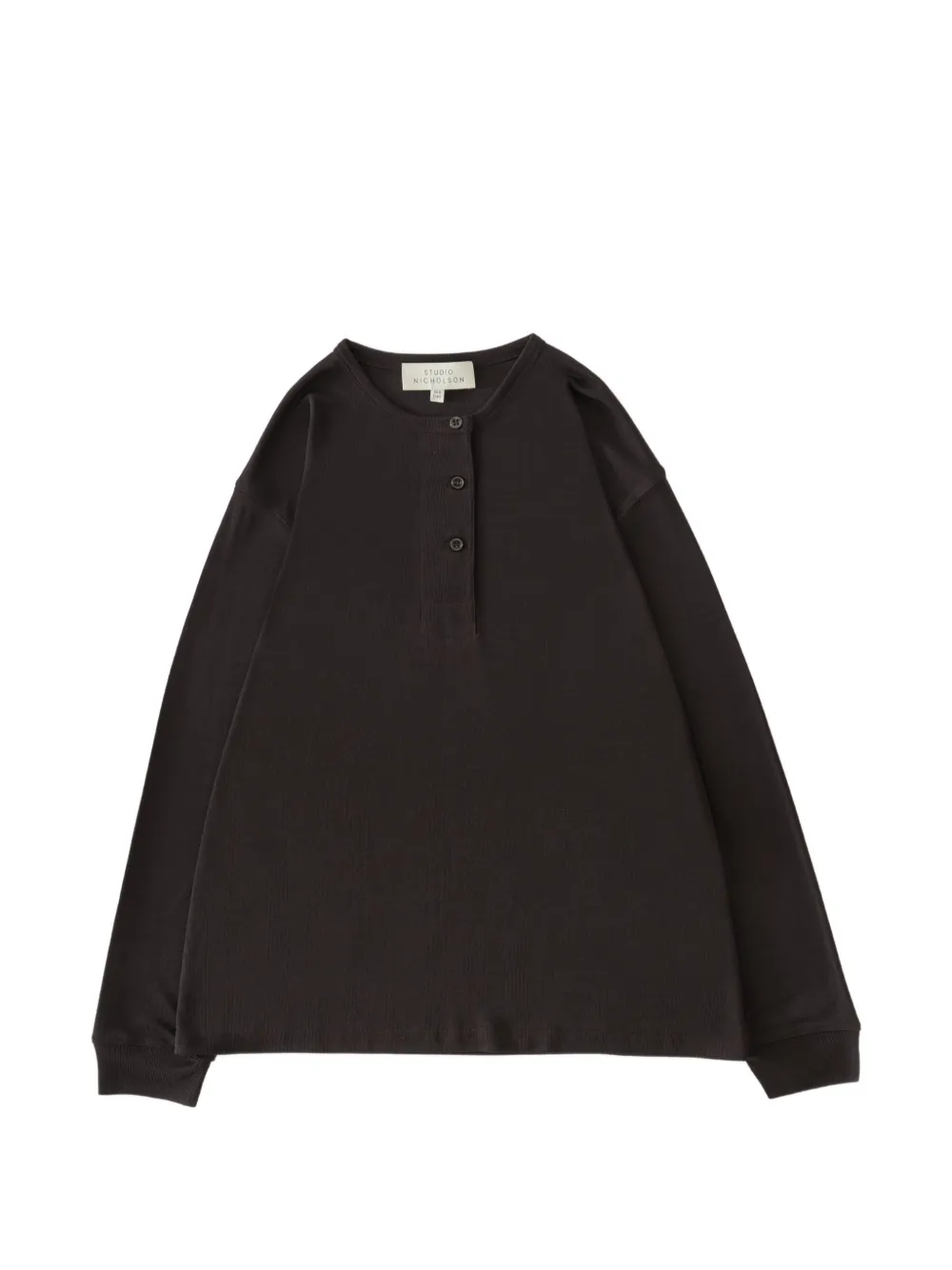 Studio Nicholson Rutas jersey blouse - Nero