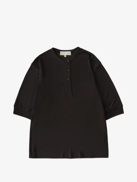 Studio Nicholson Lorem button grandad-collar top