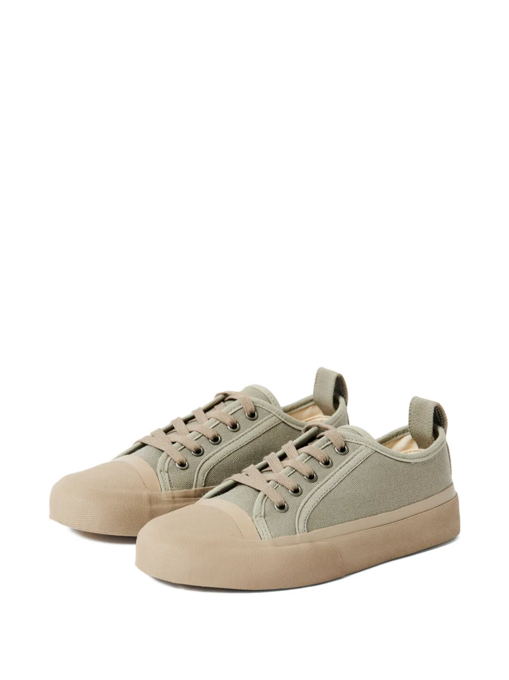 Studio Nicholson Byrd canvas sneakers Groen