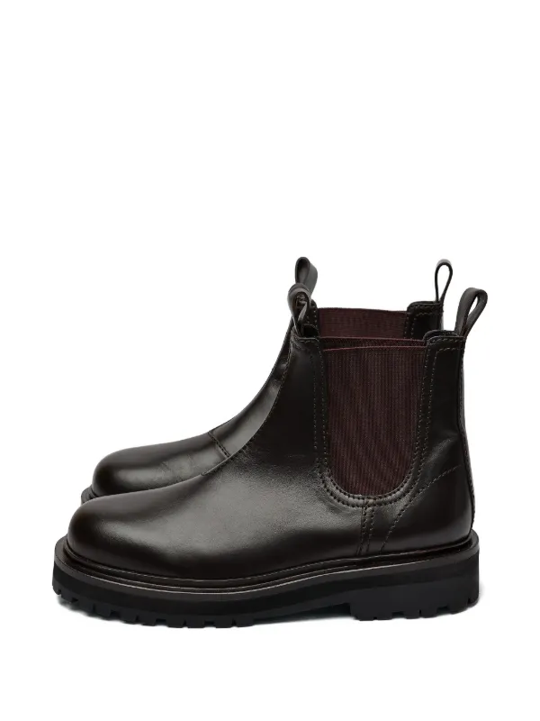 Studio Nicholson Kick Chelsea Boots in Brown