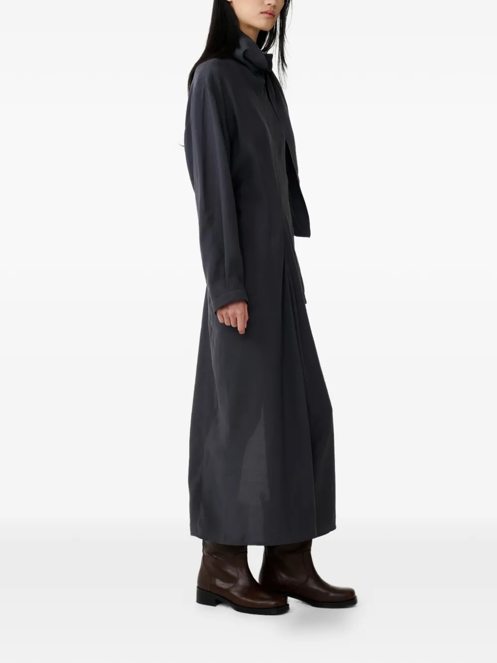 Studio Nicholson Asymmetrische jurk Grijs