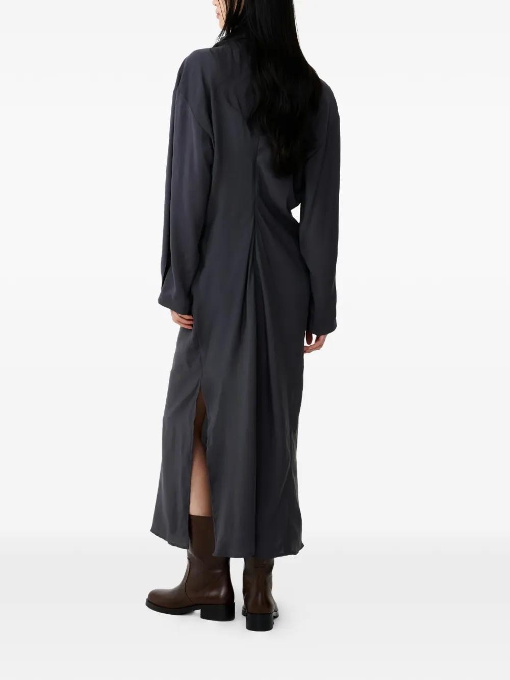 Studio Nicholson Asymmetrische jurk Grijs