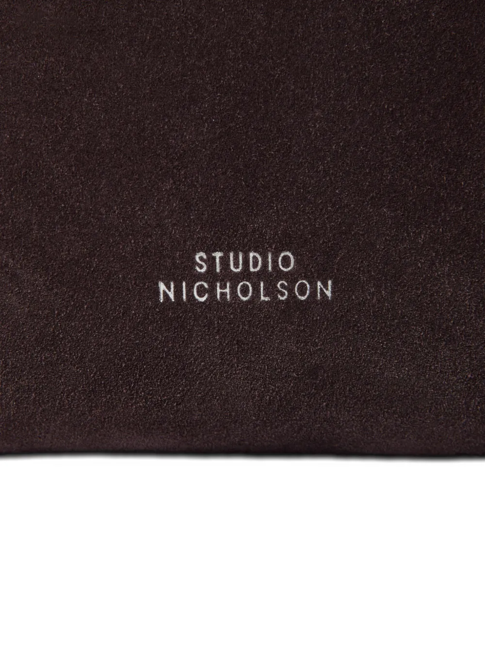 Studio Nicholson Hobo Type 1 suède shopper Bruin