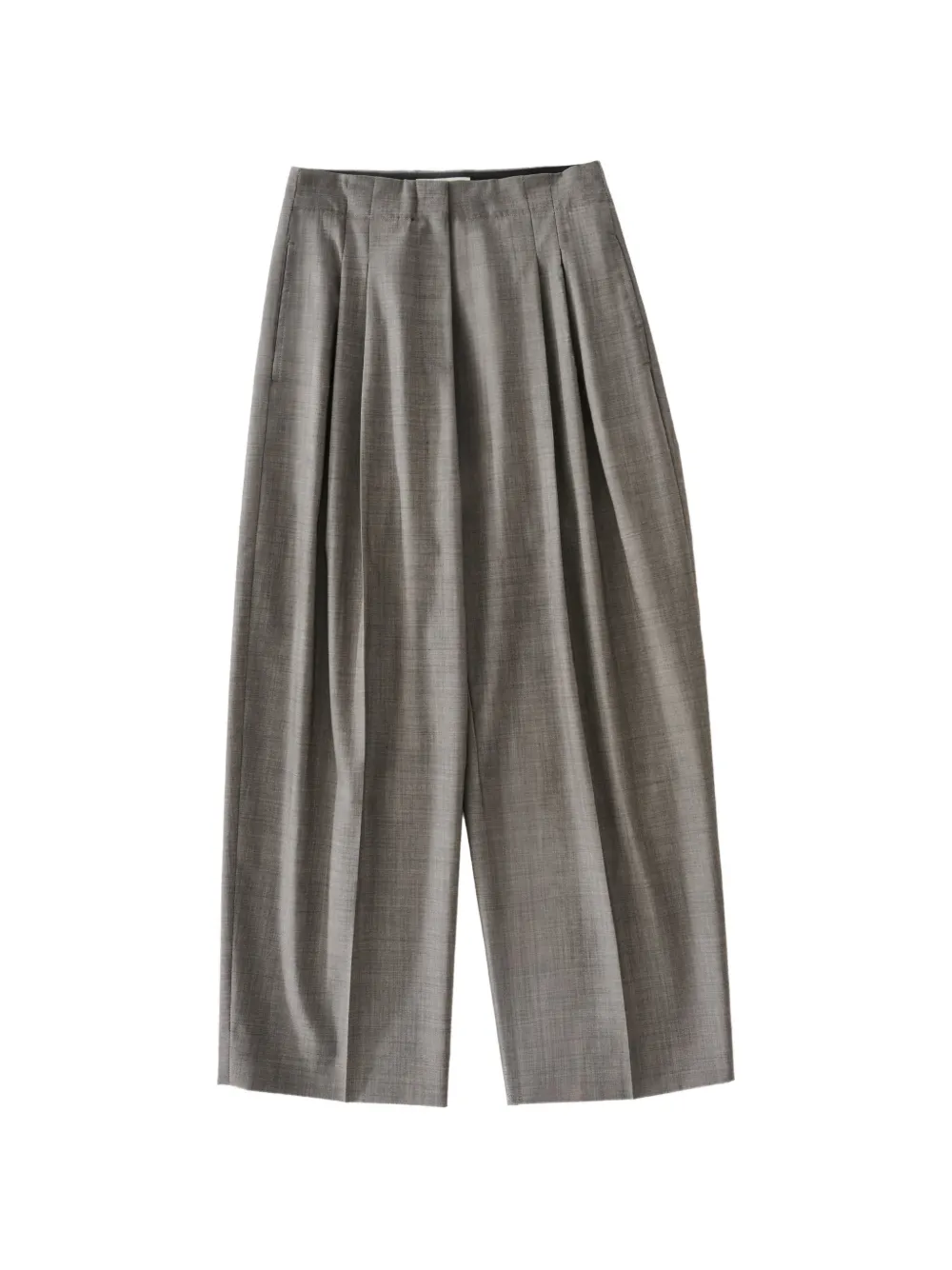 Studio Nicholson Lira geplooide wollen broek Grijs