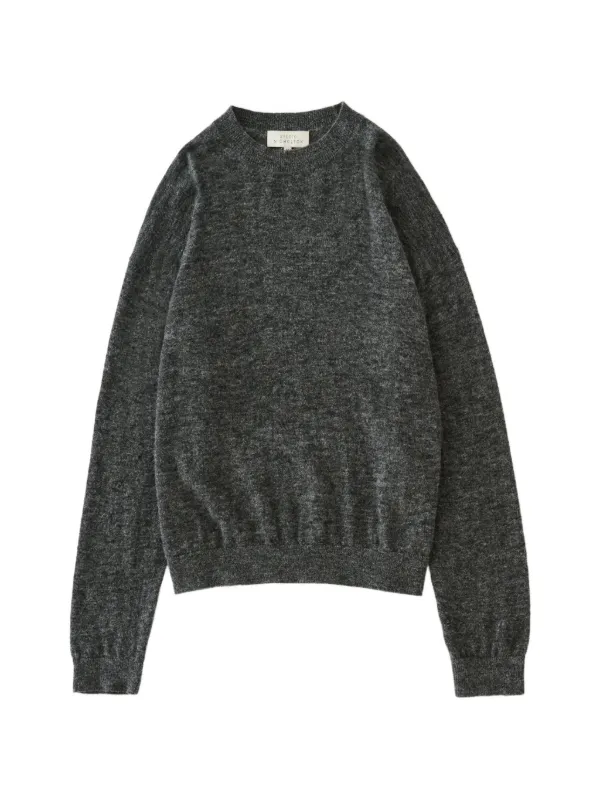 Studio Nicholson Picco Ribbed Sweater in Grey