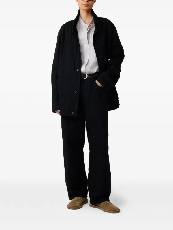 Studio Nicholson District Crinkle ジャケット | ブラック | FARFETCH JP