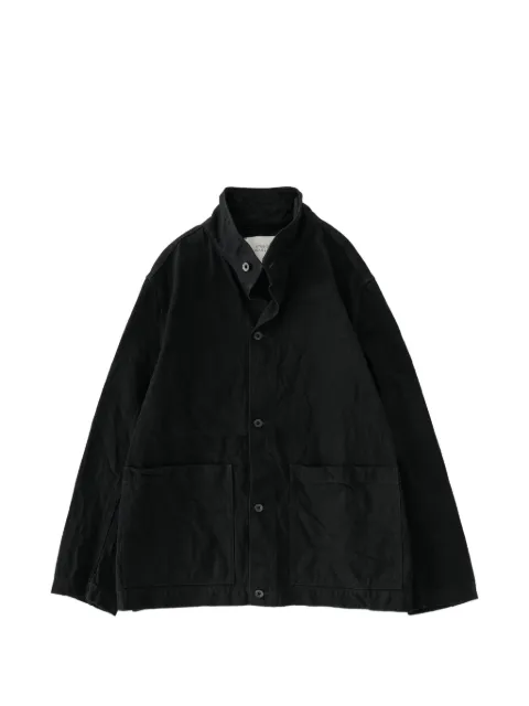 Studio Nicholson District Crinkle  patch-pockets jacket