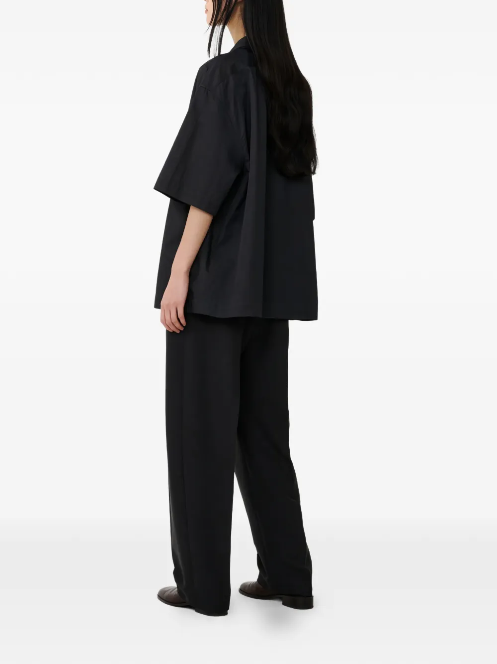 Studio Nicholson Delos blouse met opgestikte zak Grijs