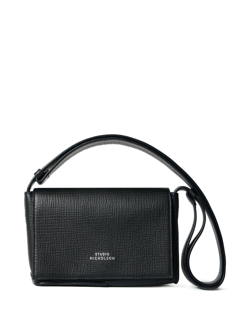 Studio Nicholson Mini Meshi Leather Shoulder Bag In Blue