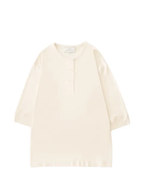 Studio Nicholson Lorem three-quarter-sleeves blouse