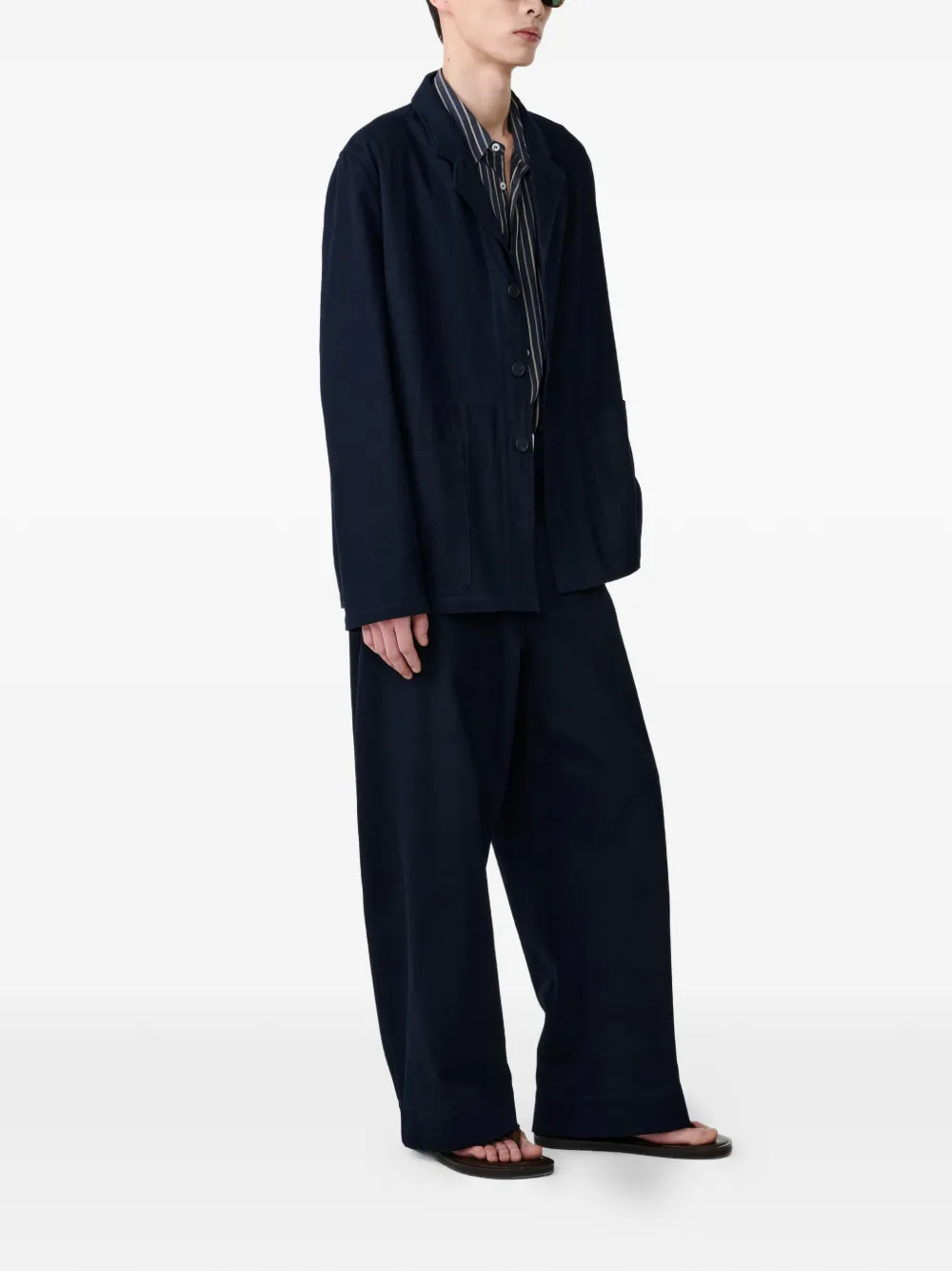  Studio Nicholson Marne Shirt Jacket - Blue 