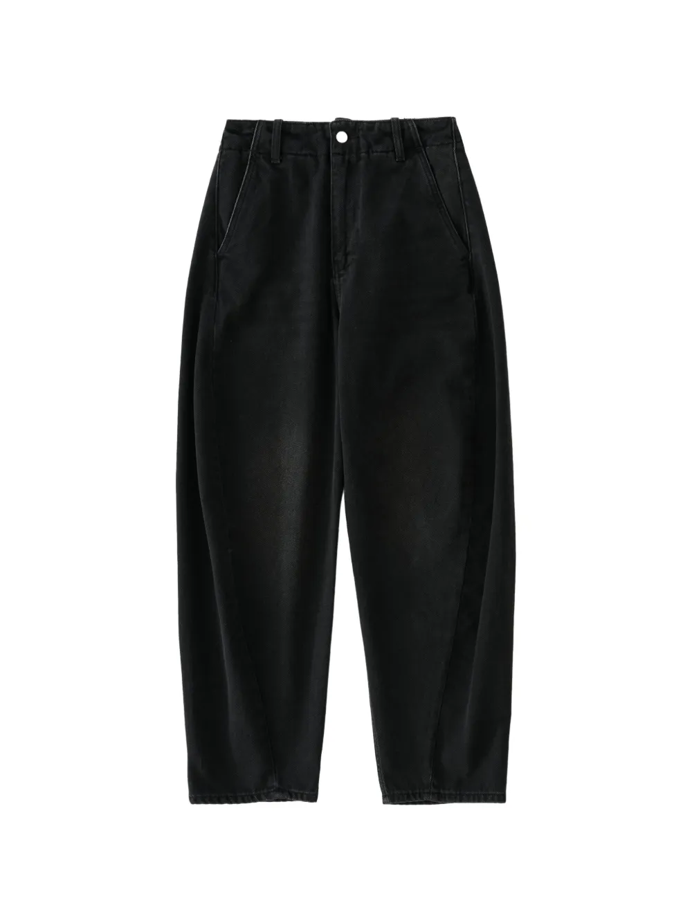 Studio Nicholson Akerman Denim Pant in Washed Black - Nero